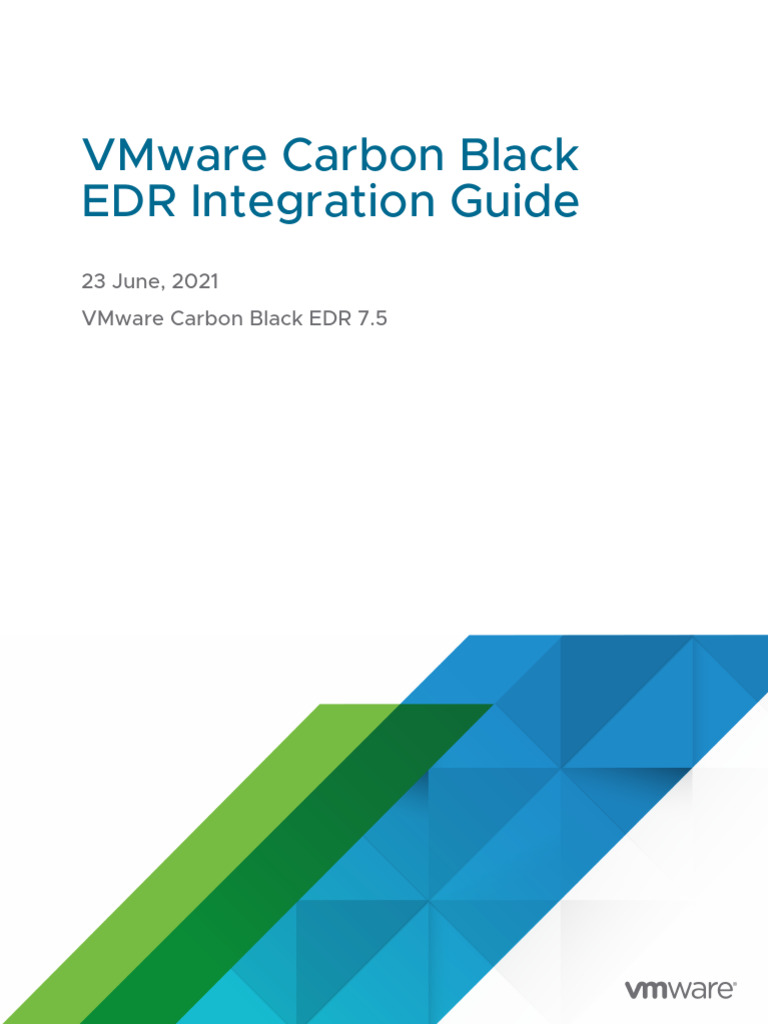 VMware Carbon Black EDR Integration Guide | PDF | Command Line ...