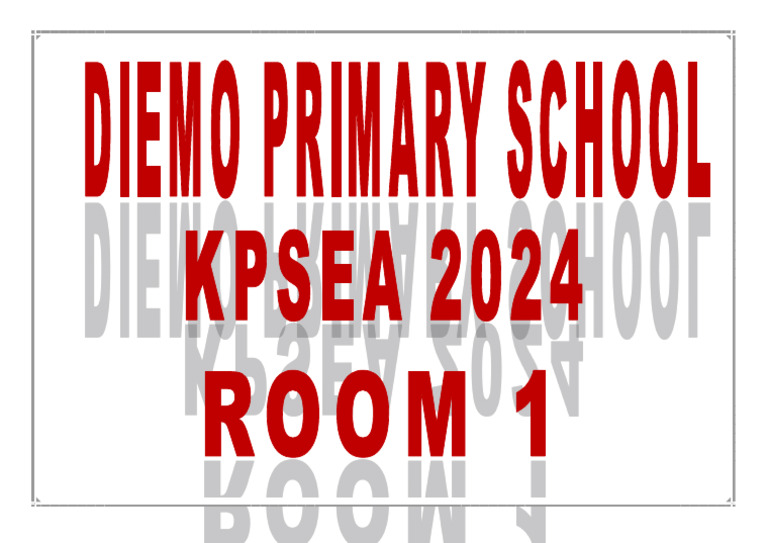 Diemo Room Tags | PDF