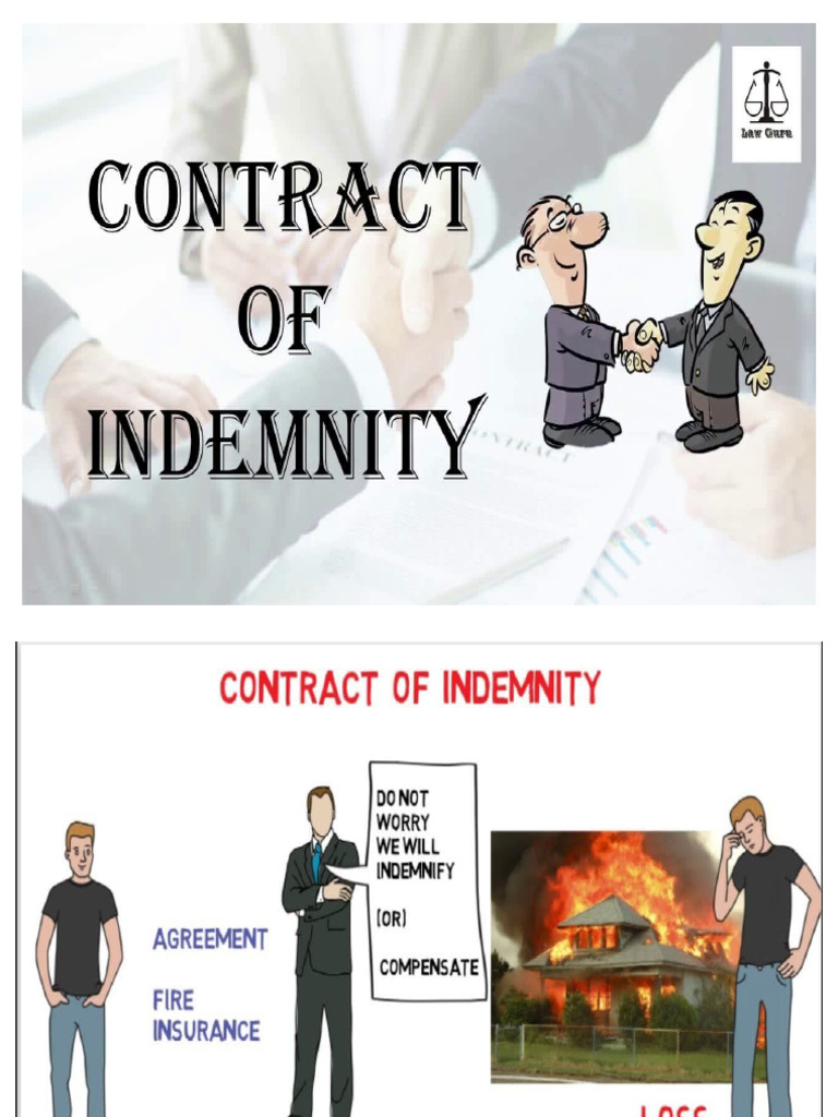 Understanding Contracts of Indemnity | PDF | Indemnity | Insurance
