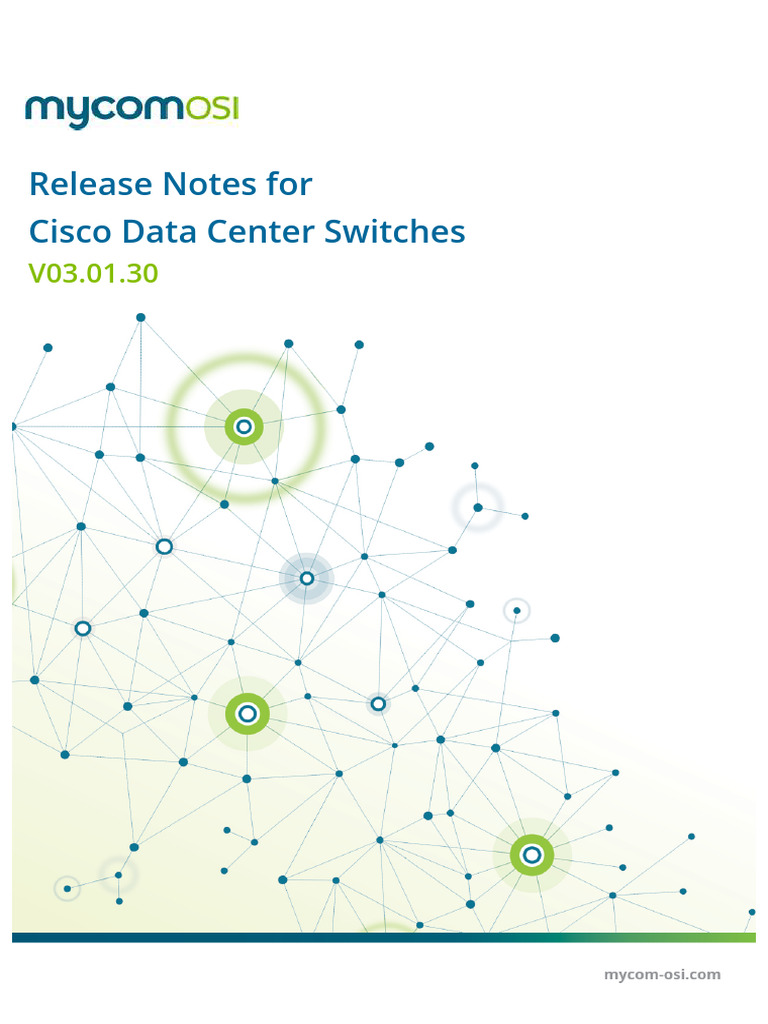 Release Note-CISC SPGDATACENTER SNMP N1 | PDF | Software | Computing