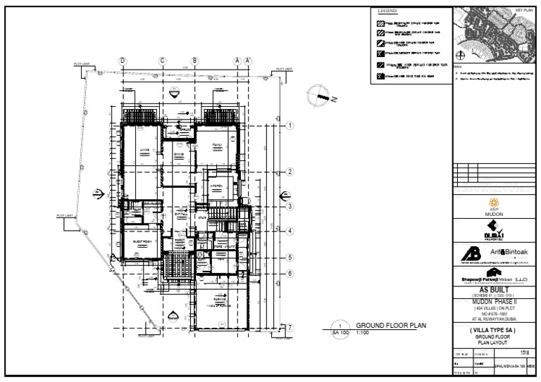 Ground Floor Plan for Villa Type 5A | PDF | Queensland Heritage ...