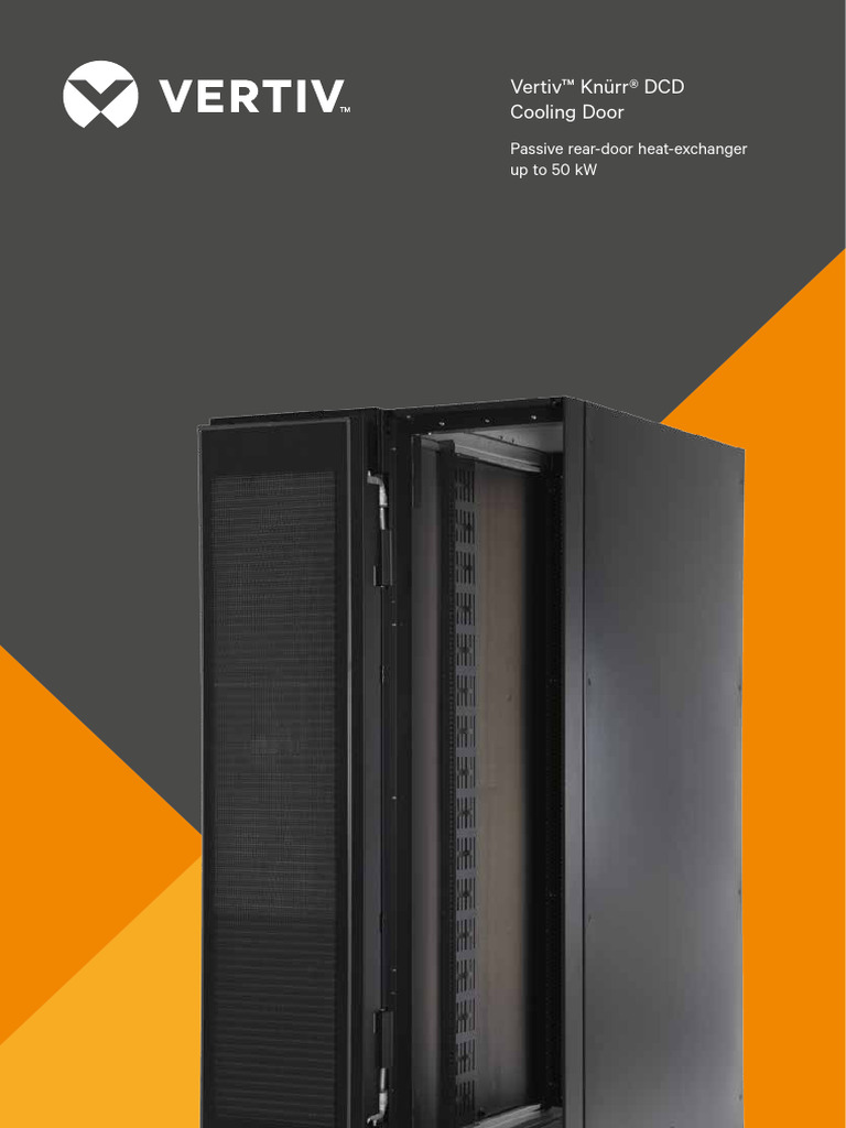 Vertiv Knürr DCD Cooling Door Overview | PDF | Data Center | Heat Exchanger