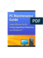 PC Maintenance Guide