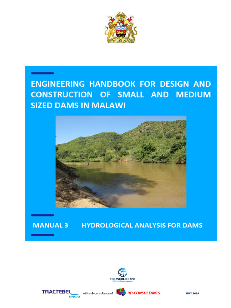 Manual 3 - Hydrological Analysis For Dams | PDF | Hydrology | Discharge ...