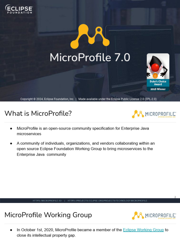 MicroProfile 7.0 | PDF | Software | Computing
