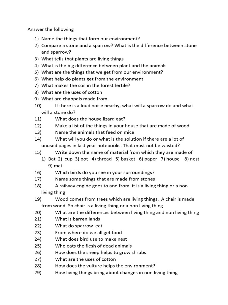 Evs Paper 4 Pdf Water Plants