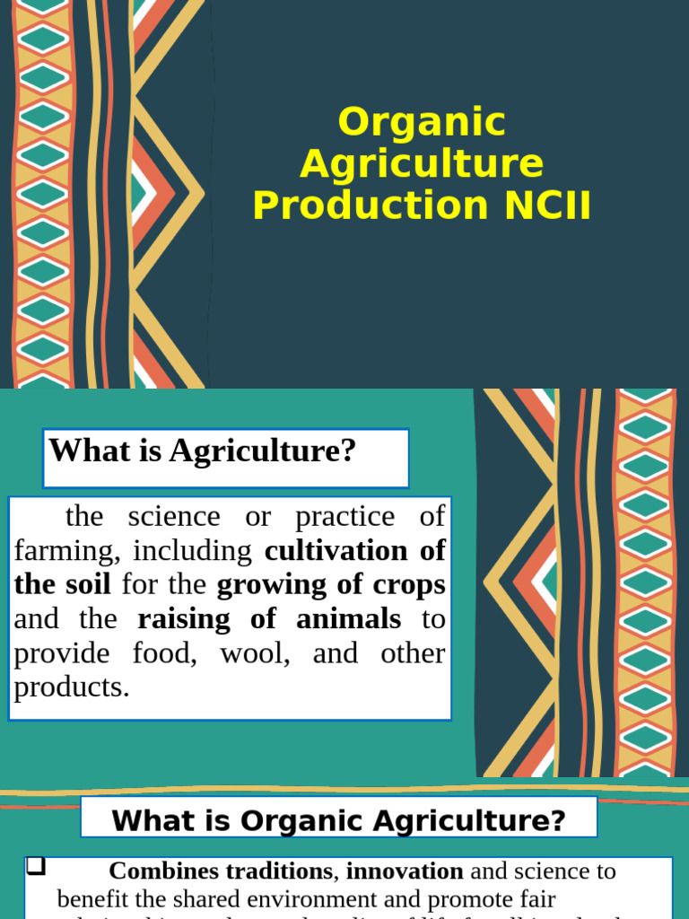 Introduction To OAP | PDF | Organic Farming | Agriculture