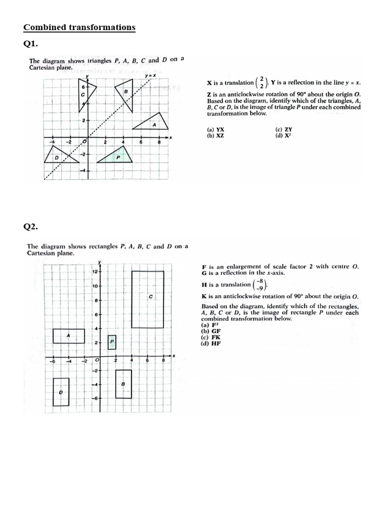 Combined Tranformation (New) | PDF