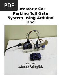Automatic Car Parking Toll Gate System using Arduino Uno
