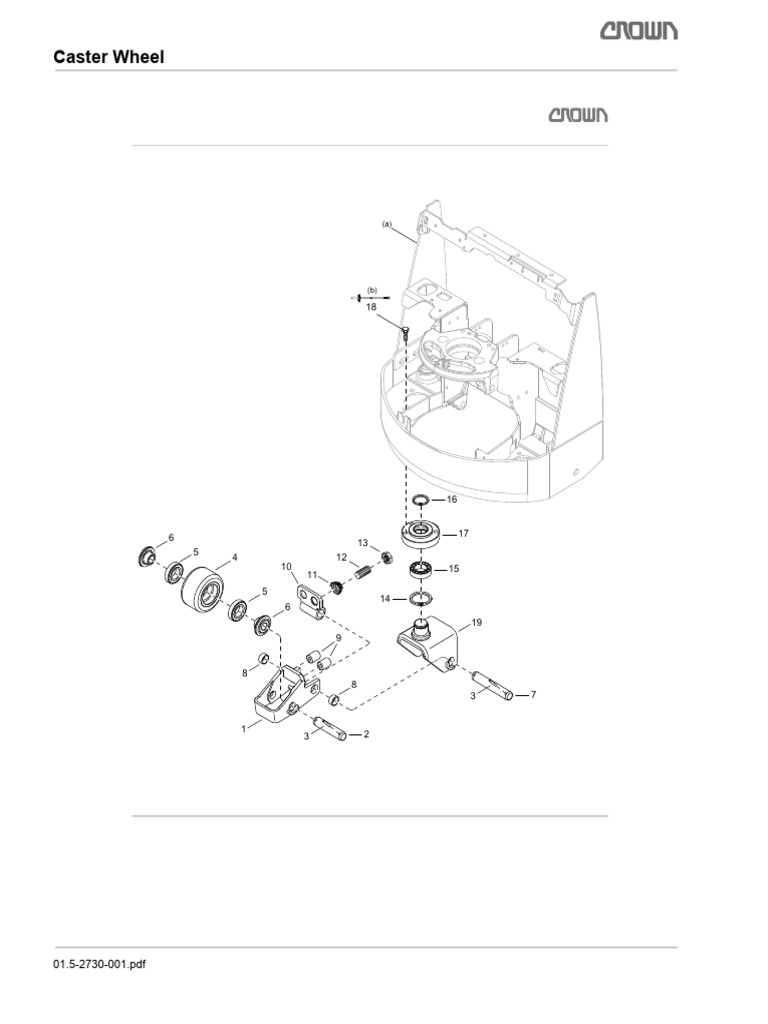 Caster Wheel Parts List and Specs | PDF | Wheel | Land Vehicles
