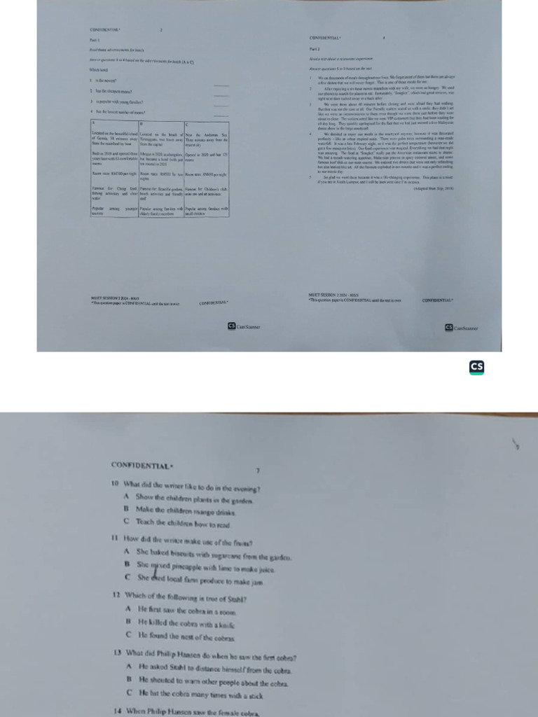 Reading s2 2024 pdf