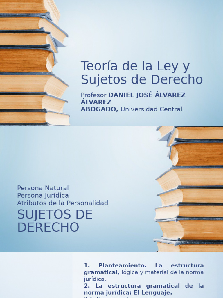 Teoría de Sujetos de Derecho y Normas | PDF | Fundación (sin fines de ...