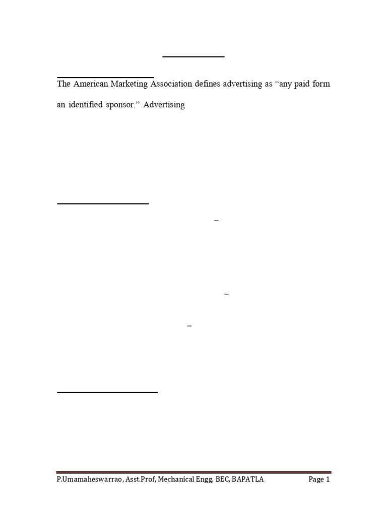 Understanding Advertising Essentials | PDF | Newspapers | Advertising