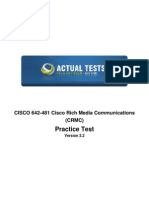 Practice Test: Cisco 642-481