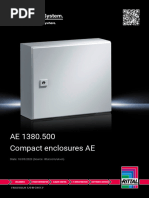 Rittal AE Enclosure Size Guide | PDF | Metals