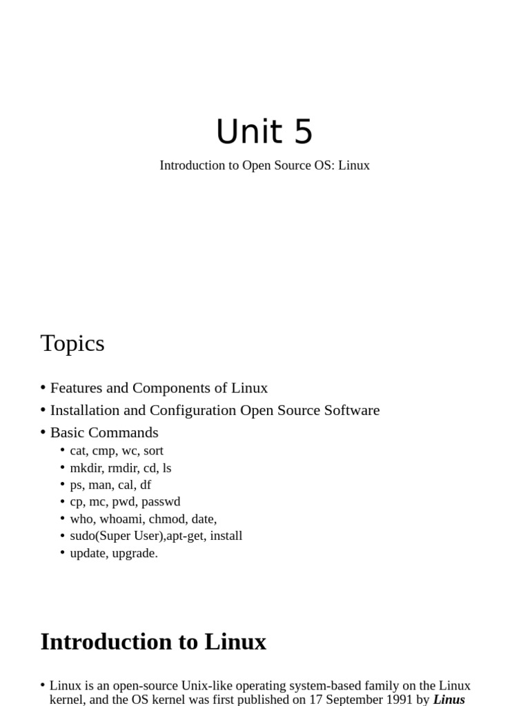 Presentation 510 Content Document 20241110104928PM | PDF | Linux ...