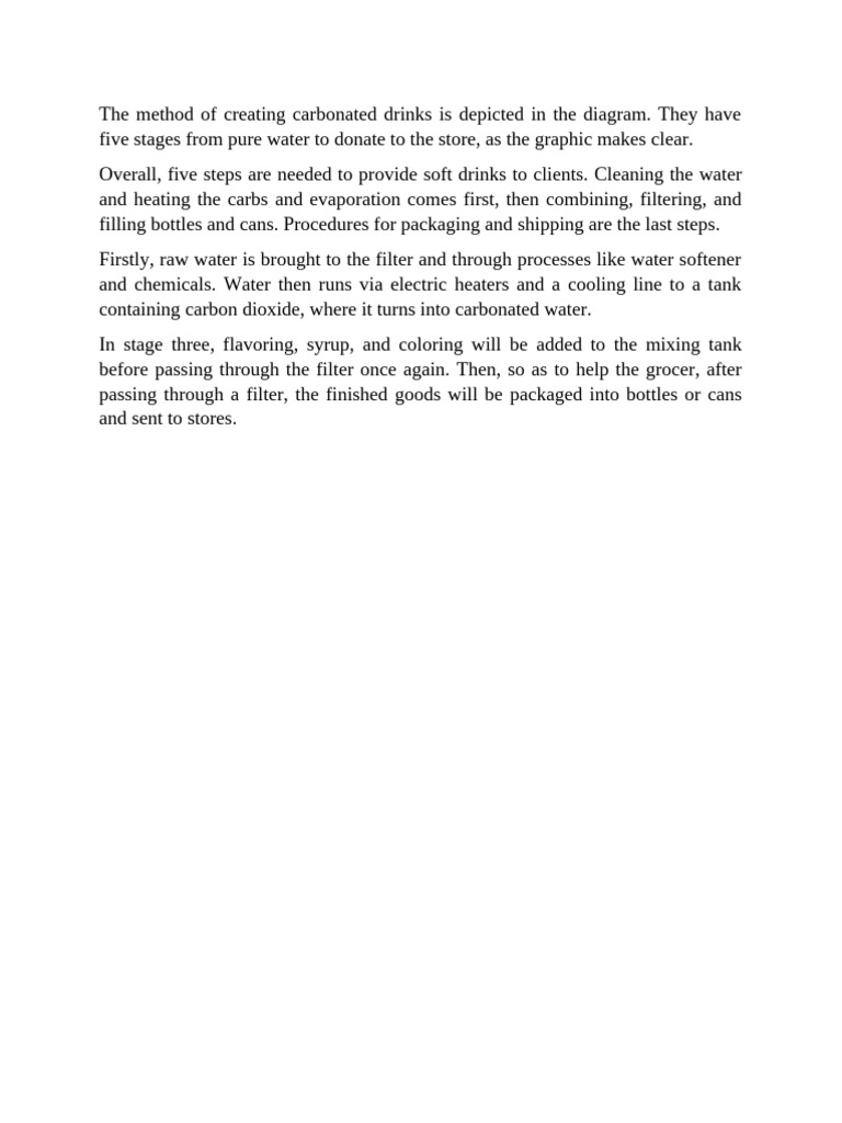 The Method of Creating Carbonated Drinks | PDF