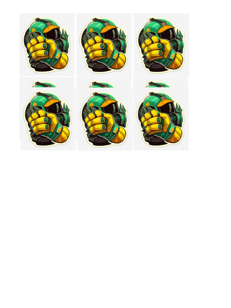 Stiker Robot | PDF
