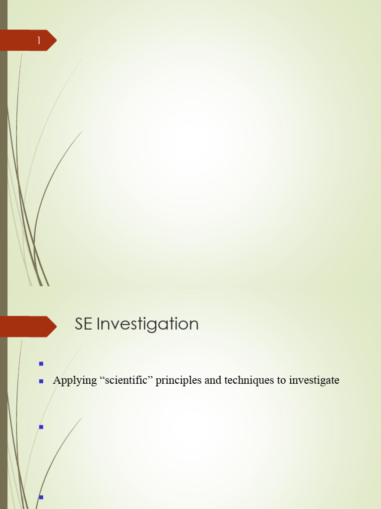 Software Engineering Investigation Methods | PDF | Experiment | Survey ...