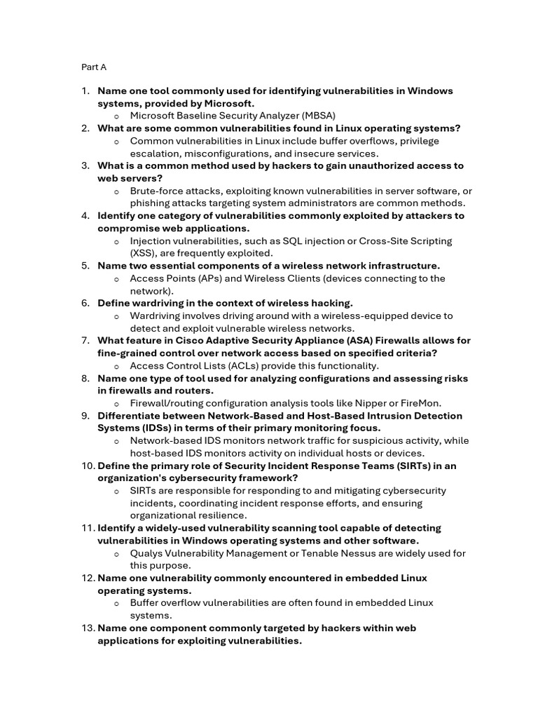 Cybersecurity Vulnerabilities and Tools | PDF | Security | Computer ...