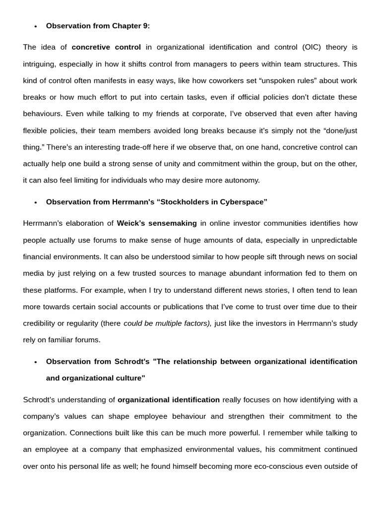Reading bried 9 part 2 pdf organizational culture identity