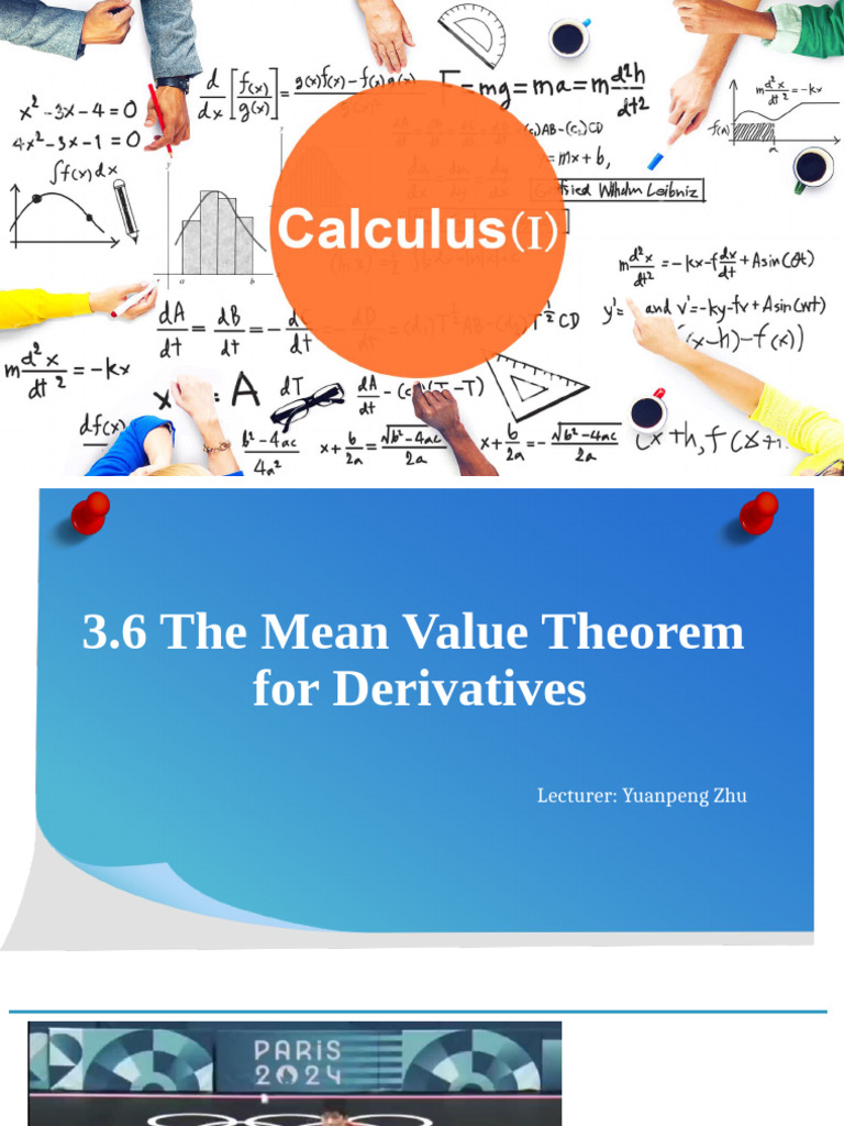 Mean Value Theorem for Derivatives | PDF | Mathematical Concepts ...