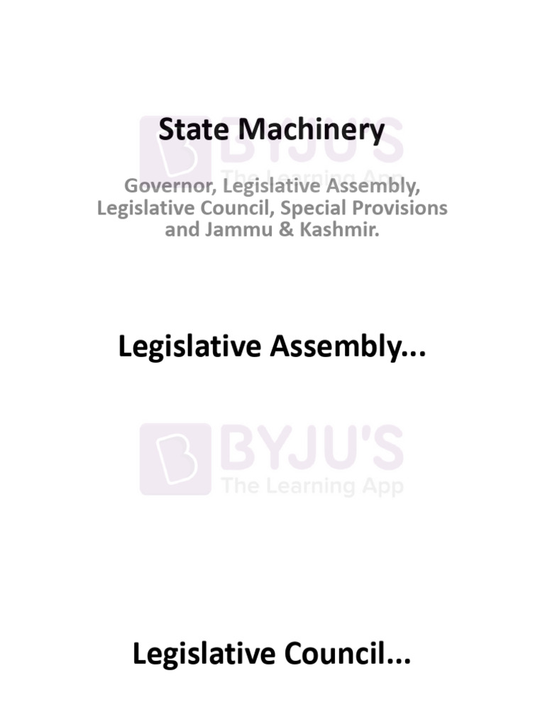 State Machinery 751725428150581 | PDF | Political Law | Public Law