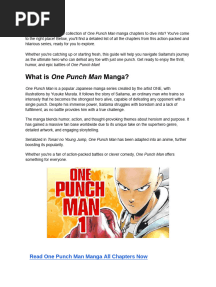One Punch Man Manga - Read the All Chapters Now