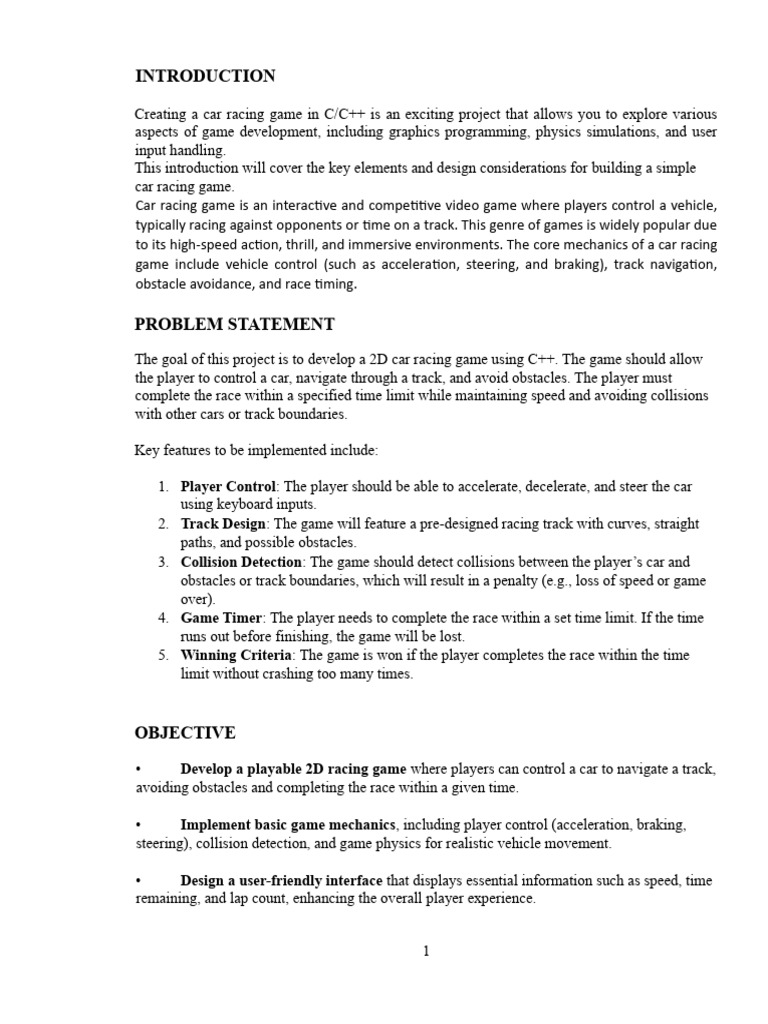 CAR RACIN G2 | PDF | Engines | Artificial Intelligence