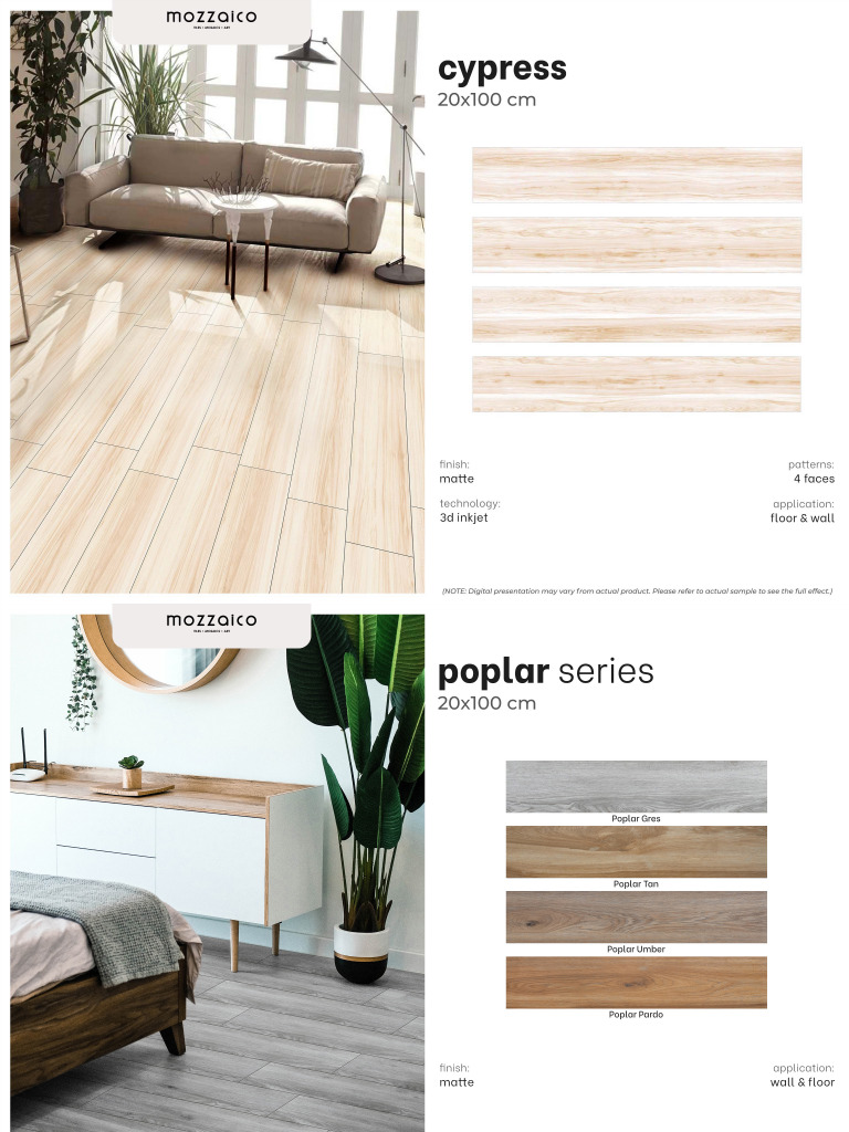 Mozzaico Tiles - Wood Series - 020924 | PDF