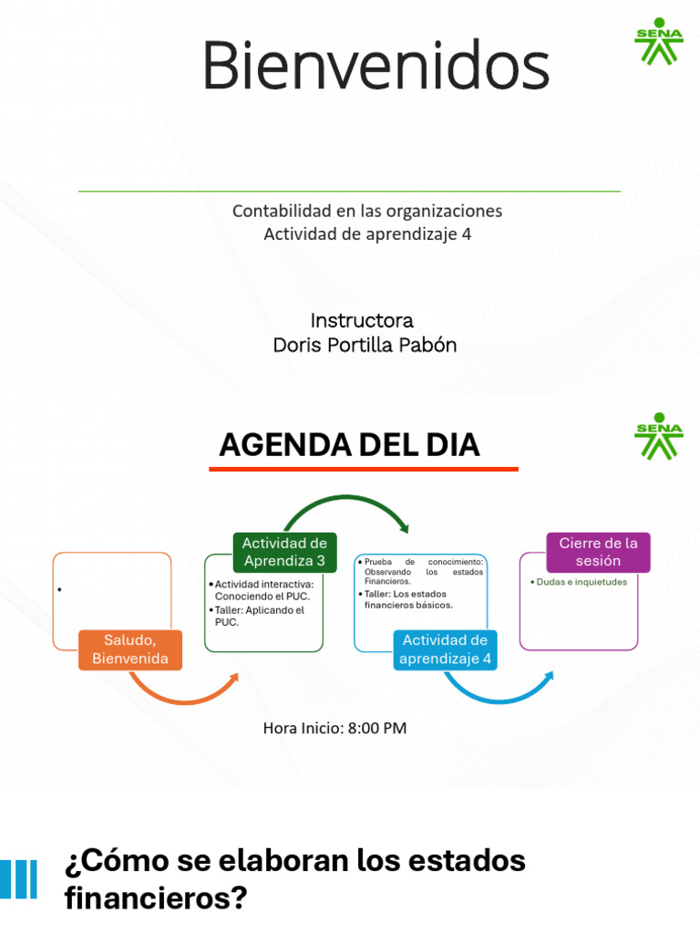 Taller de Contabilidad y Estados Financieros | PDF | Contabilidad ...