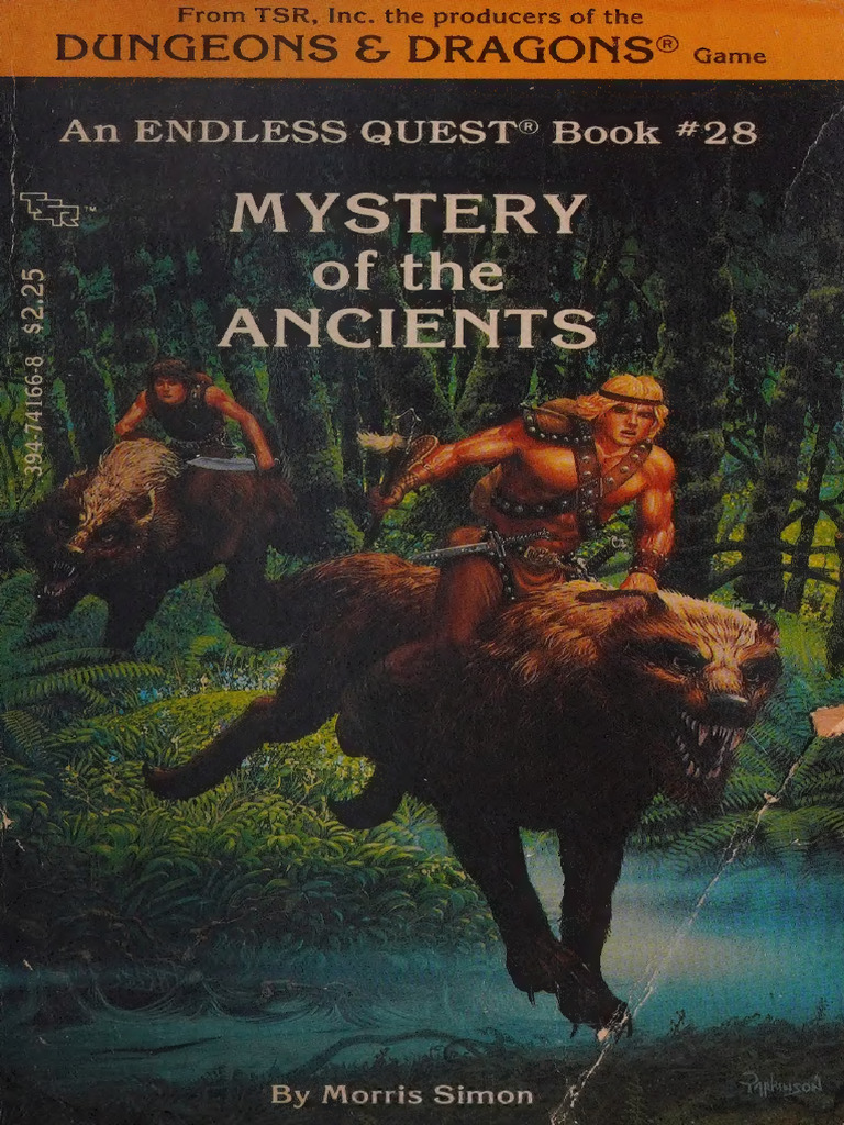 Endless Quest # 28 - Mystery of The Ancients | PDF | Tsr, Inc.