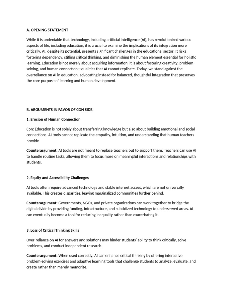 ARTIFICIAL INTELLIGENCE DEBATE TOPICS FOR STUDENTS PDF visual data 8