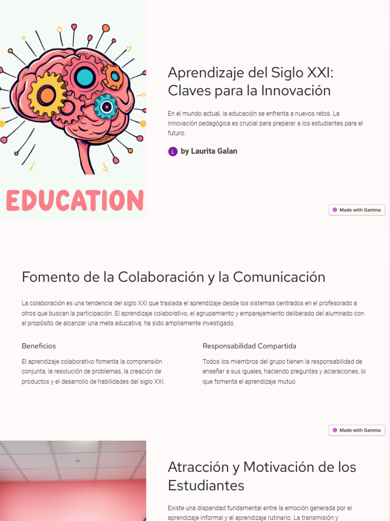 Aprendizaje Del Siglo XXI Claves para La Innovacion | PDF | Aprendizaje ...