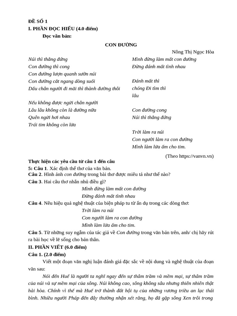 ĐỀ THAM KHẢO | PDF