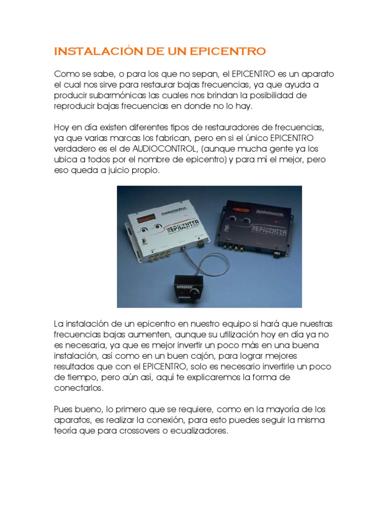 Conexión y Control de Epicentro | PDF | Informática