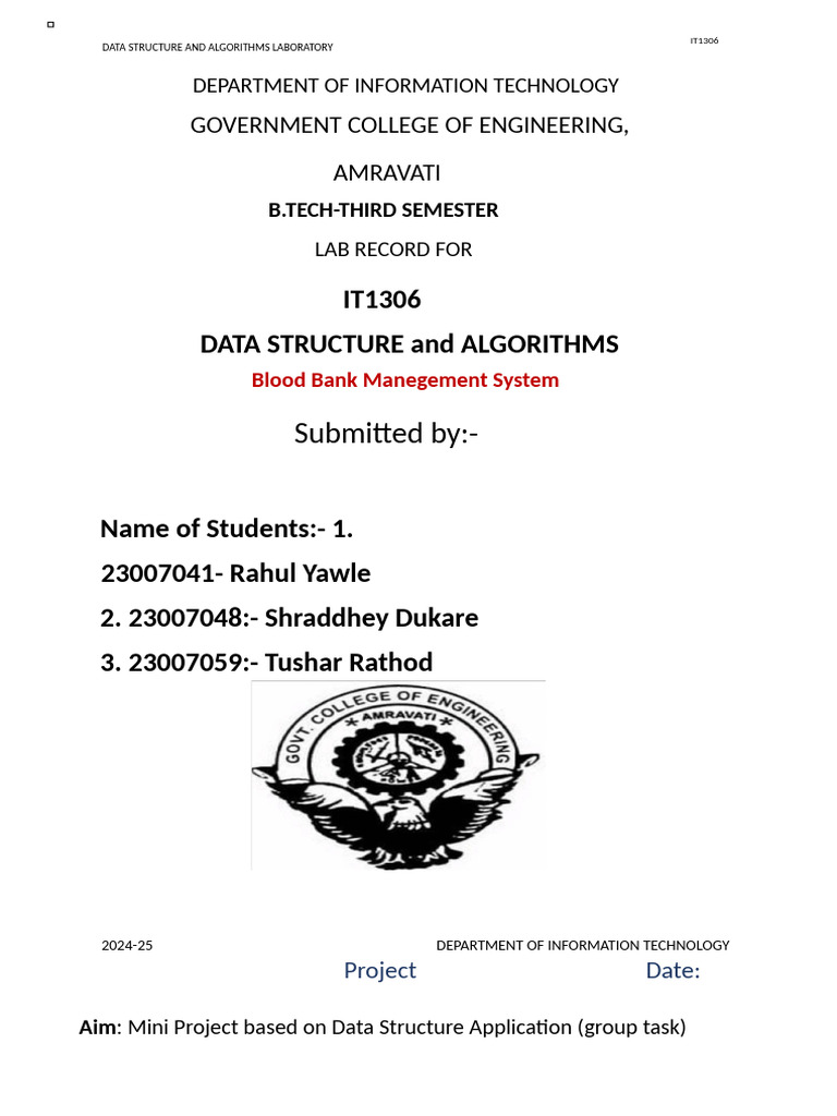 Final dsa mini project pdf 20241027 225622 0000 pdf computer
