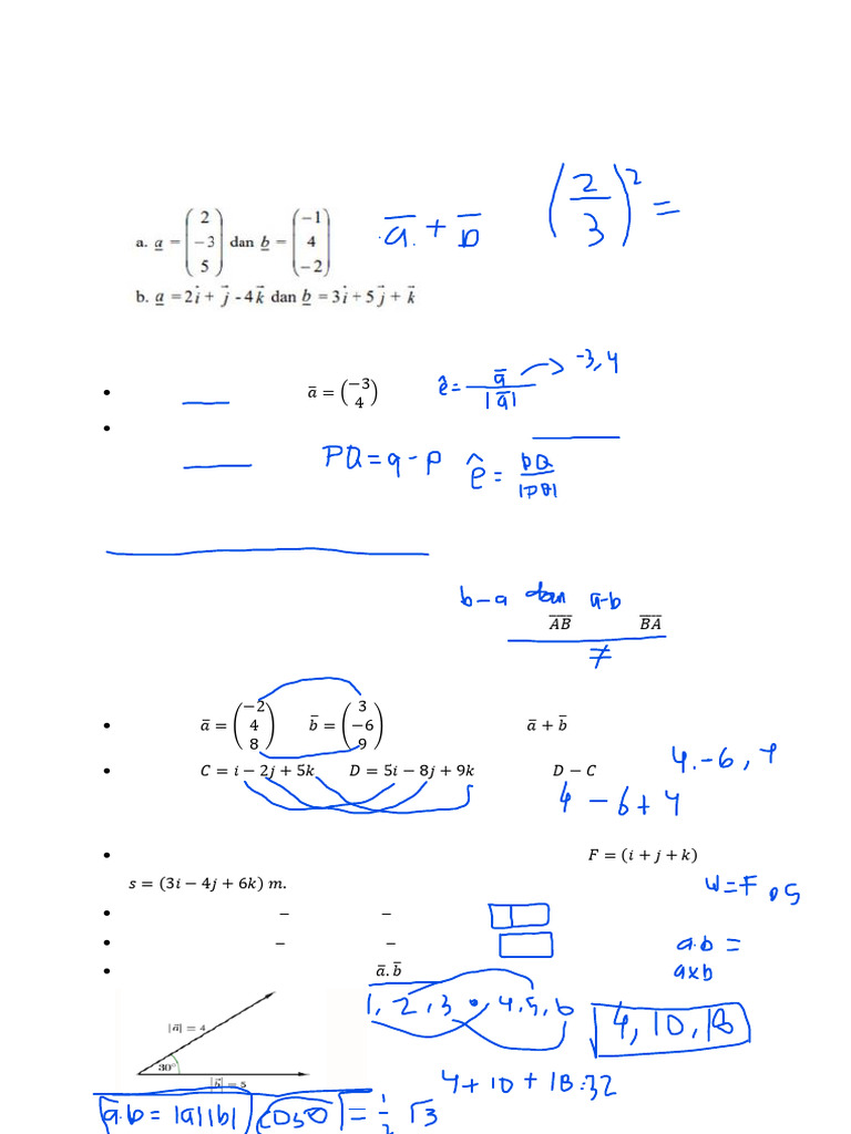 Soal Vektor dan Geometri 3D | PDF