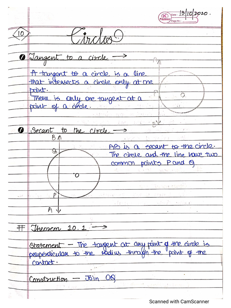 10 Math Circles Handwritten | PDF