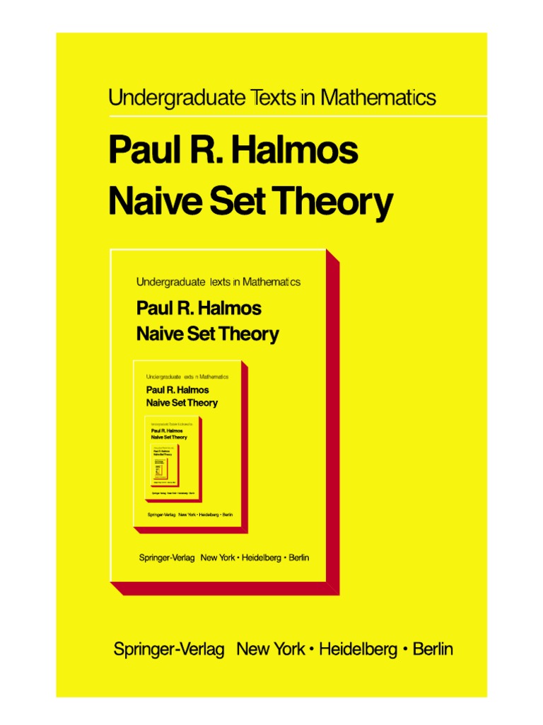 Naive set theory pdf