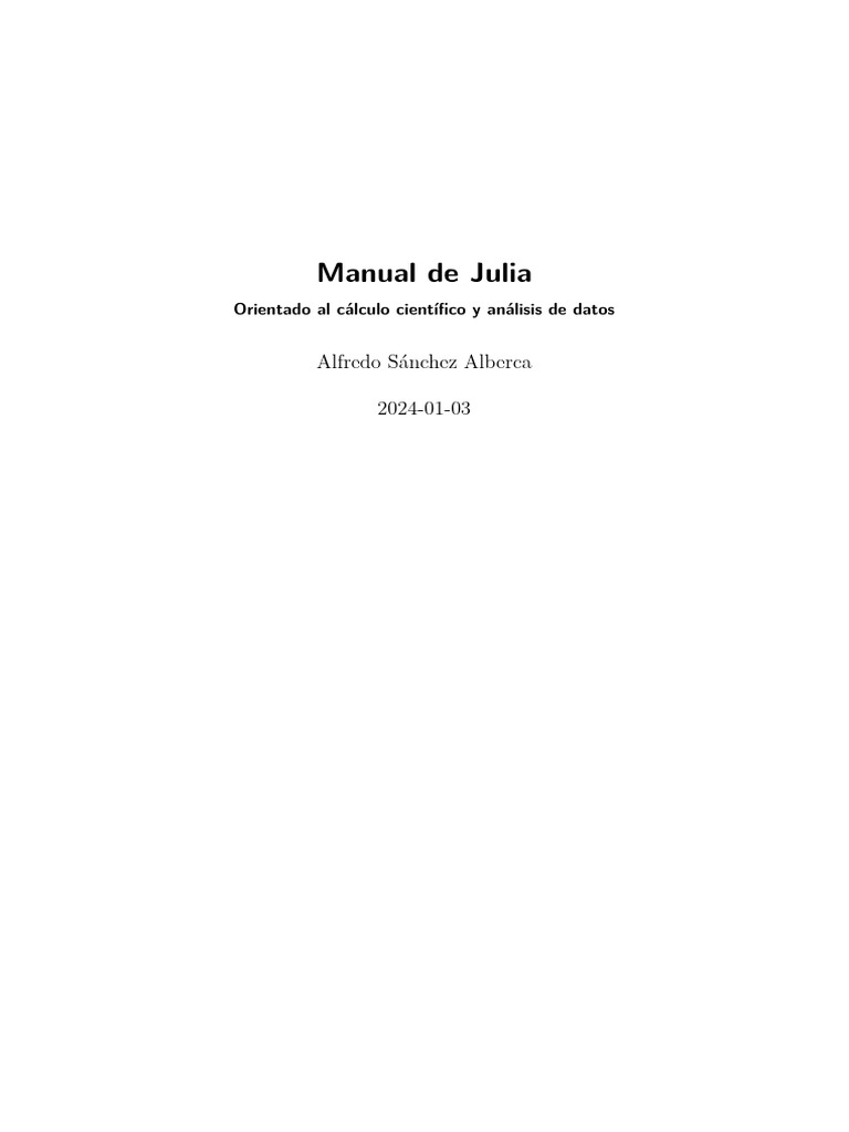 manual-julia | PDF | División (Matemáticas) | Matriz (Matemáticas)