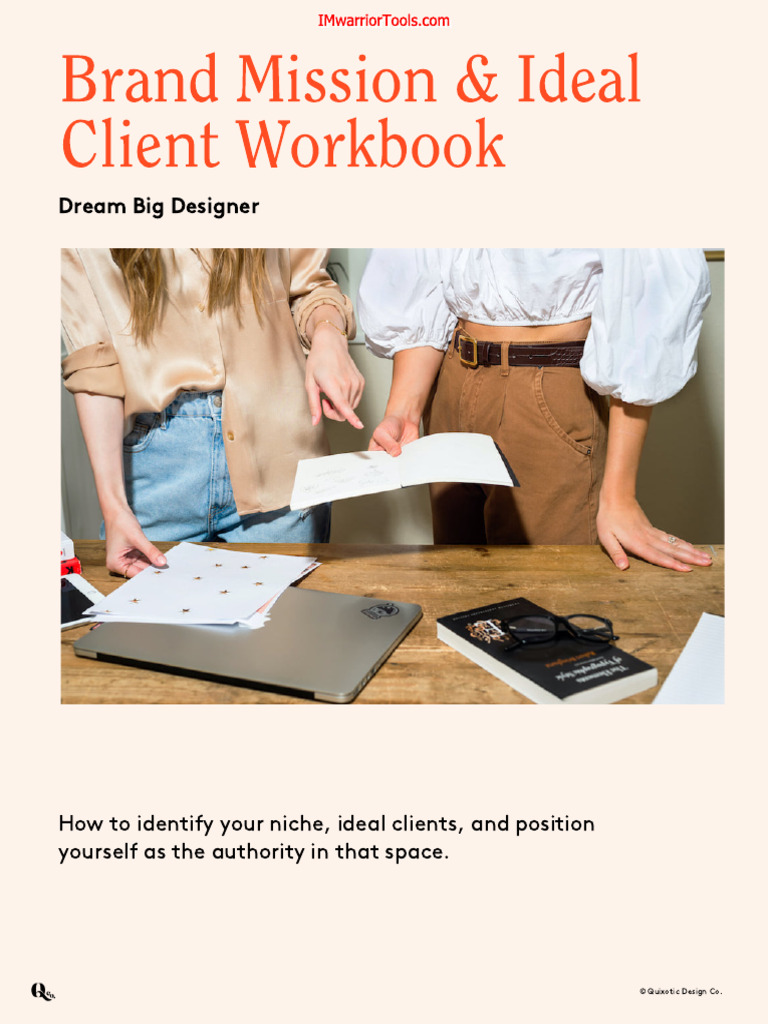 02-DBD Module 2 Brand Mission Ideal Client Workbook - Bak | PDF | Cognition