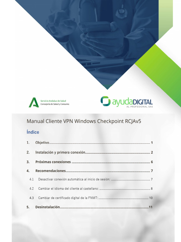 Guía de Instalación VPN Checkpoint Windows | PDF | Botón (Computación ...