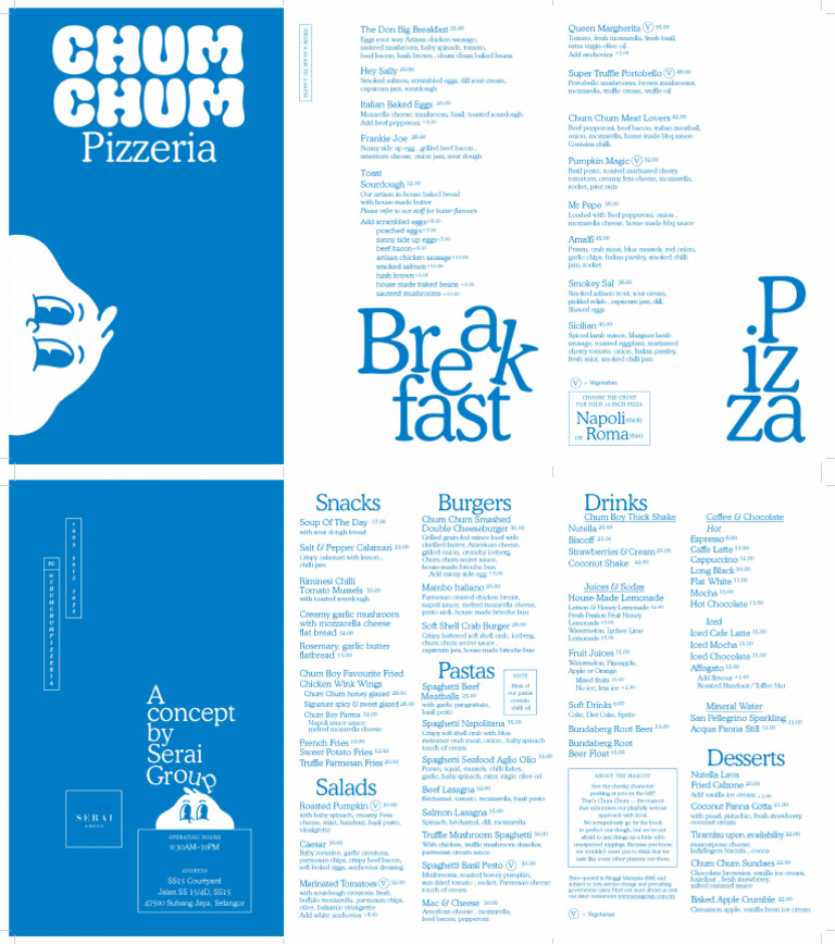 Chum Menu Feb 2022 Ver 2 | PDF