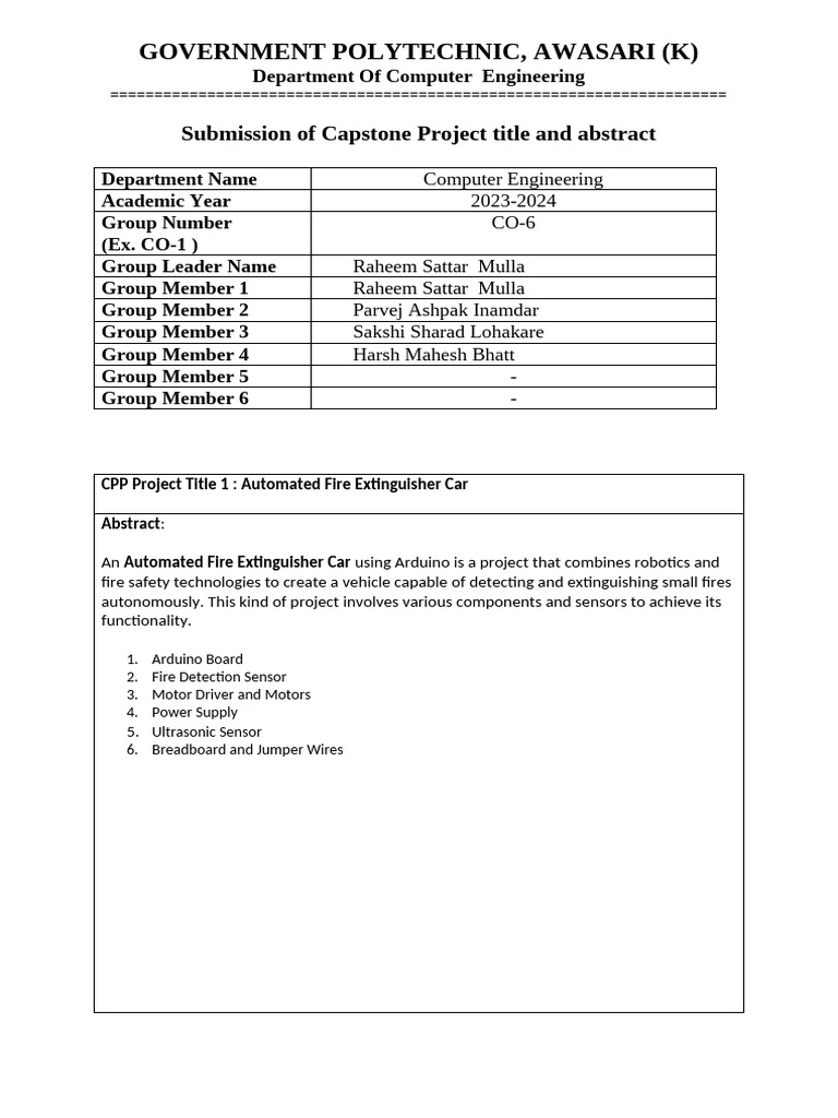 CPP Group No 6 | PDF