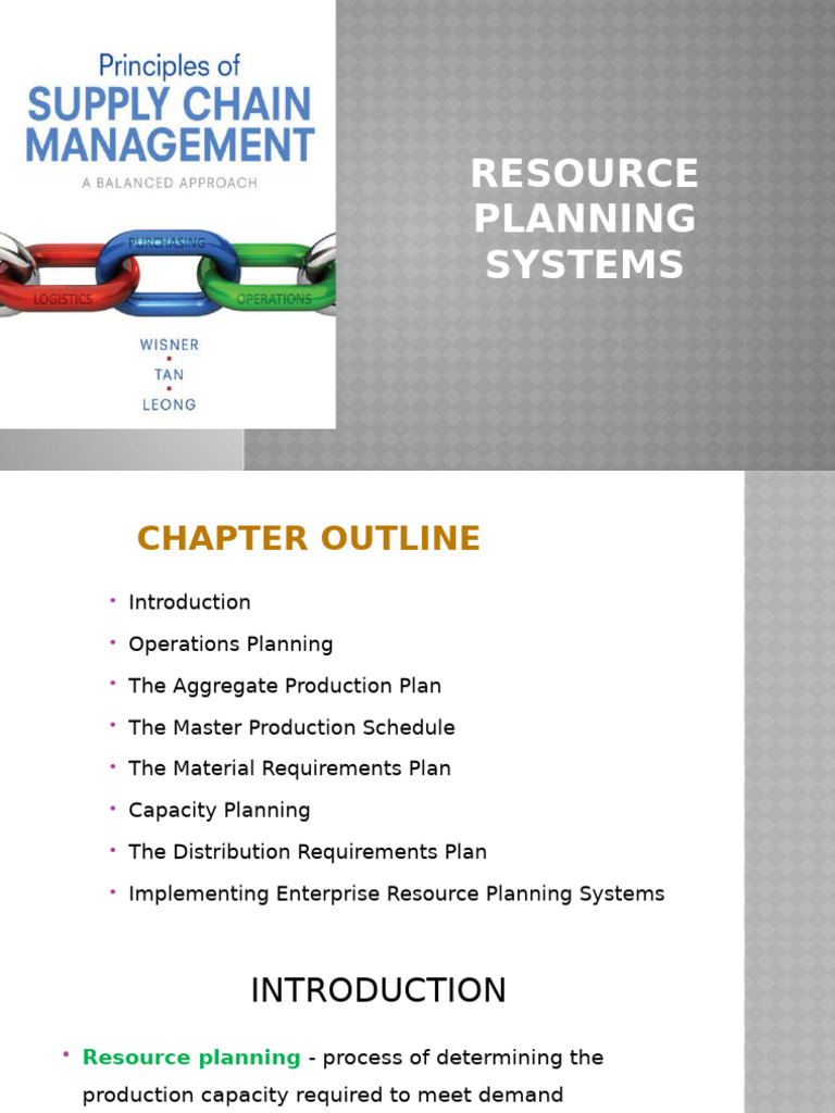 SCM - 7 | PDF | Enterprise Resource Planning | Business Economics