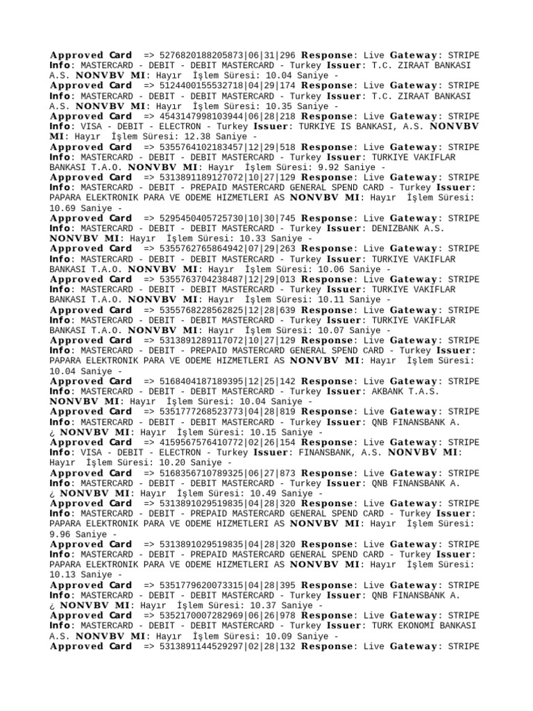 Debit List | PDF | Debit Card | Master Card