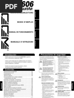 Download ZOOM 606 Manual de Operaciones by Vladimir Ramirez SN80028658 doc pdf