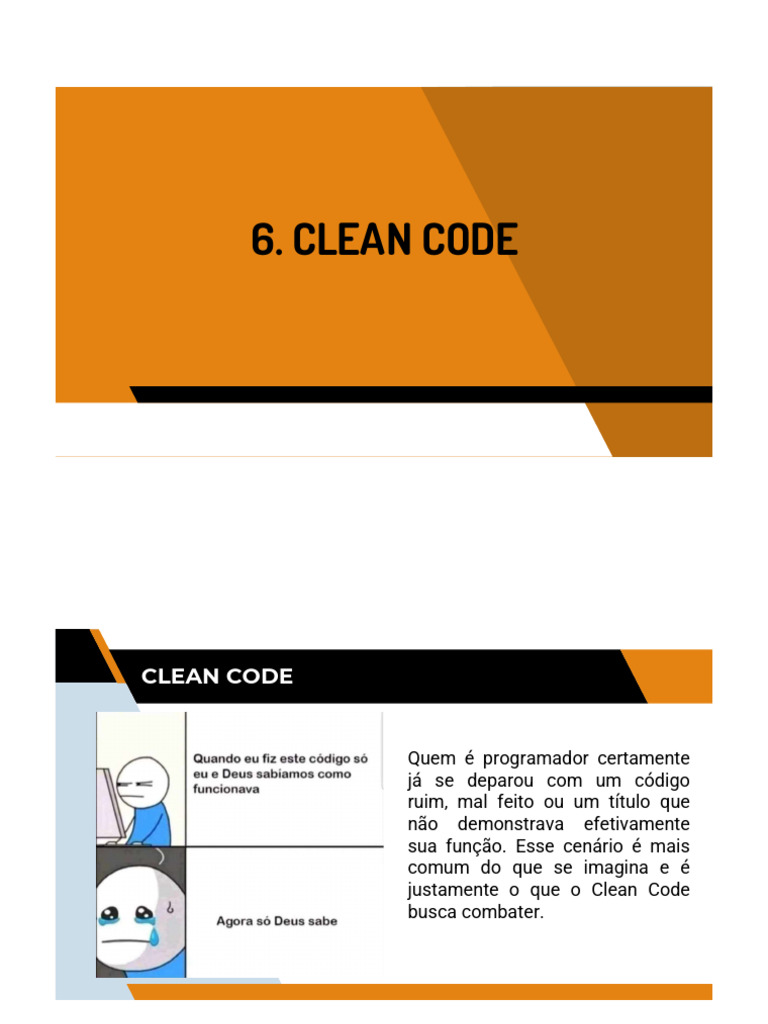 Princípios do Clean Code para Programadores | PDF | Conhecimento ...