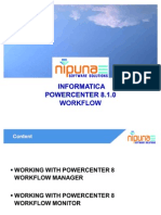 Working With Power Center 8 Workflow